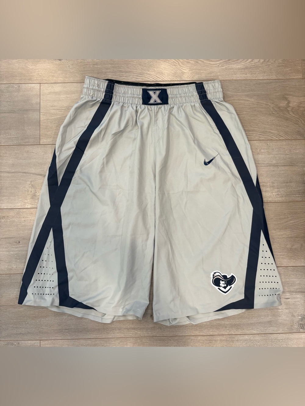 Xavier Musketeers Nike Basketball Shorts Game Worn PE Used Team Issued Size 42